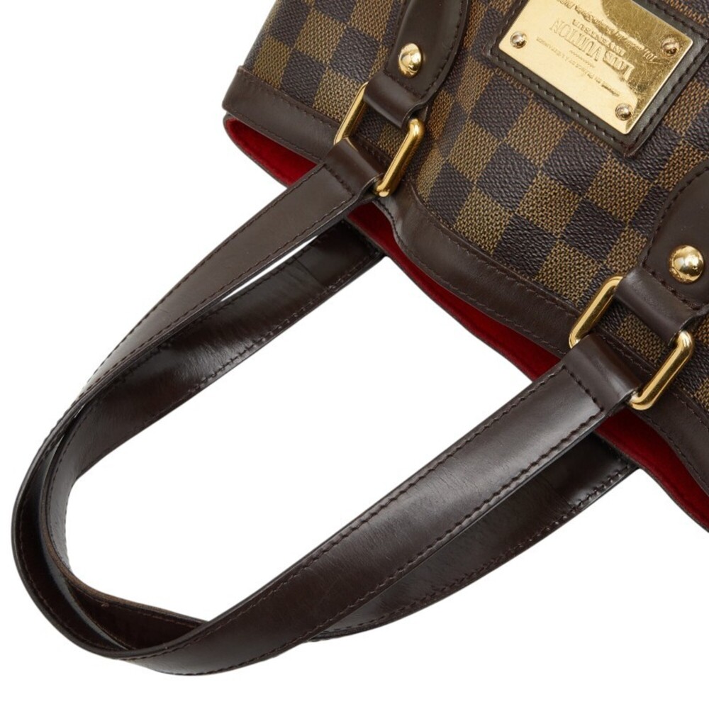 Louis Vuitton Damier Hampstead PM Tote Bag, Handbag N51205, Ebene Brown Leath... - Picture 9 of 13